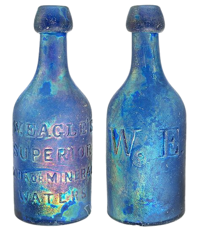 Benicia Iridescence and Patina on Bottles – Not a Sick Bottle