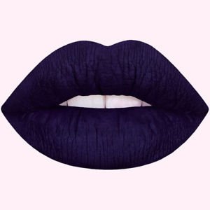 purple and blue lip