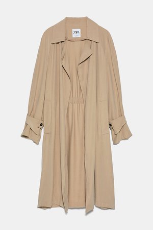 LOOSE-FITTING TRENCH COAT WITH POCKETS | ZARA India
