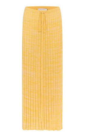 Pleated Knit Midi Skirt By Christopher Esber | Moda Operandi