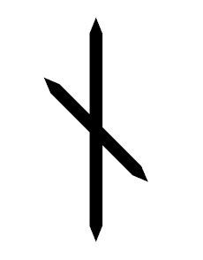 nauthiz rune (sigyn's rune) - Google Search