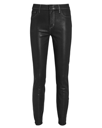L'Agence Margot Coated Skinny Jeans | INTERMIX®
