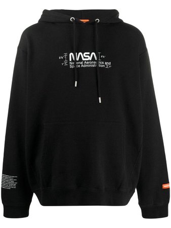 Heron Preston branded hoodie - Black