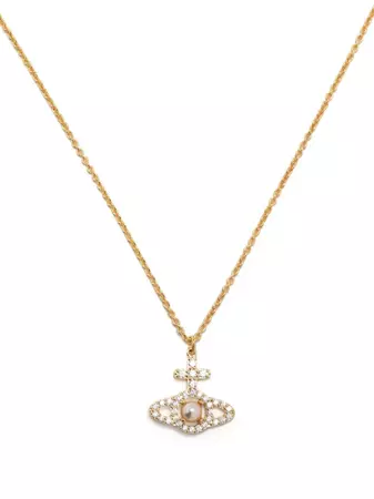 Vivienne Westwood Olympia crystal-embellished Necklace - Farfetch