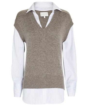 Brochu Walker Nye Looker Layered Sweater Vest | INTERMIX®