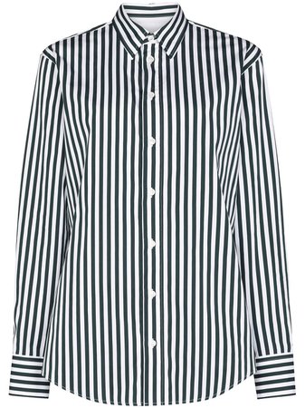 Maison Margiela 4-stitch Vertical Stripe Shirt - Farfetch