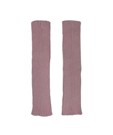 MUSINSA | BORN SLIPPY Knit Leg Warmer (Pink)