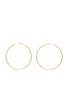 Bardot 18K Gold Hoop Earrings by Anita Ko