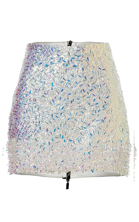 Glittery Holographic Skirt