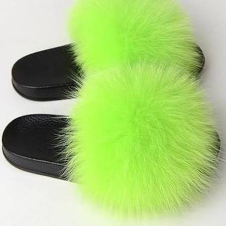 lime green slippers - Google Search