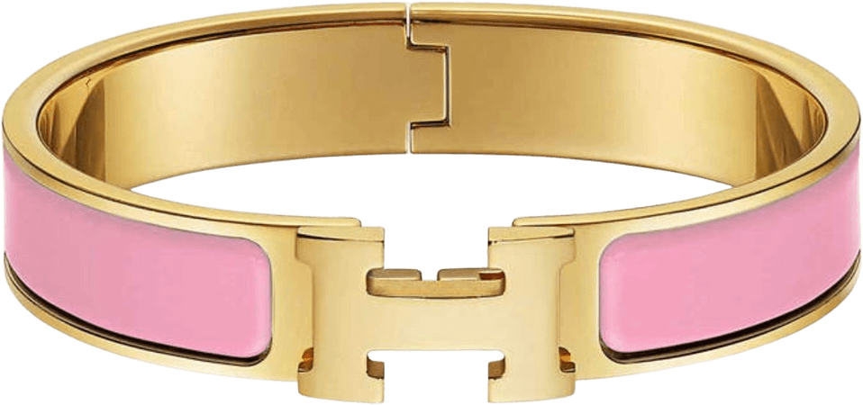 pink Hermes bracelet