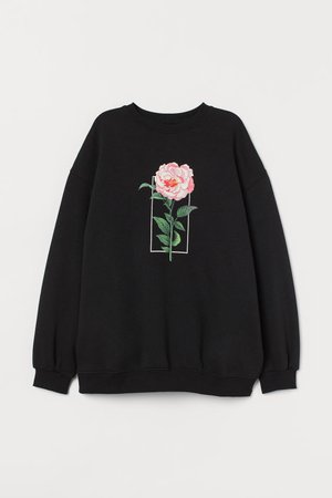 Printed sweatshirt - Black/Shawn Mendes - | H&M