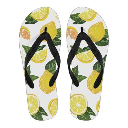 lemon flip flops