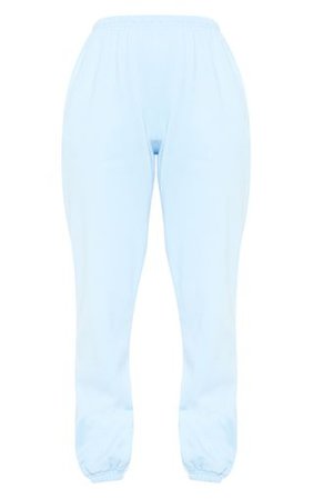 Pastel Blue Casual Jogger | Trousers | PrettyLittleThing USA