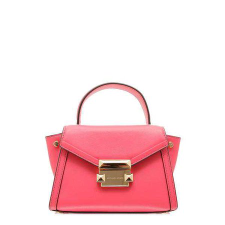 Clutch Bags | Shop Women's Michael Kors Pink Leather Clutch Bag at Fashiontage | 30T8GXIM1L_653_ROSEPINK-267282