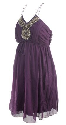 Purple Maternity Dress