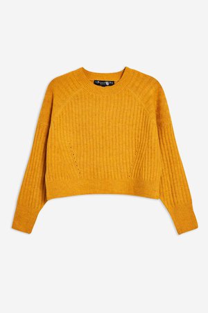 Yellow sweater topshop