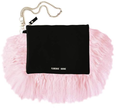 Florence Bridge - Fluffy Bianca Clutch Bag Pink