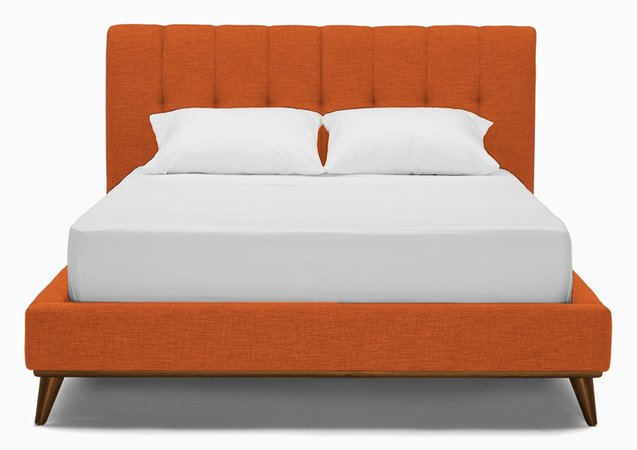 Hughes Bed | Joybird orange