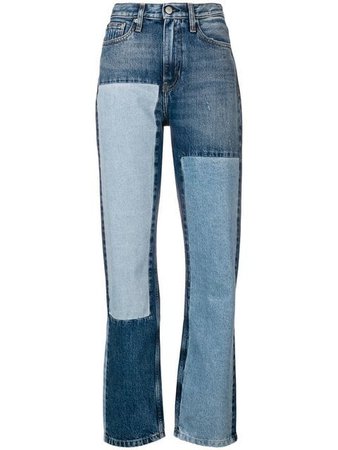 Calvin Klein Jeans Jeans Im Patchwork-Look