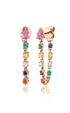 18k Rose Gold Loop Earrings By Anita Ko | Moda Operandi