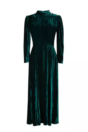 Sonia Green Velvet Dress – Beulah London