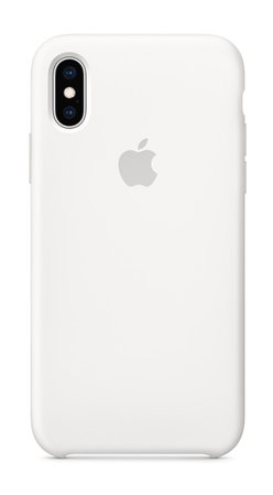 IPhone X with white Apple case