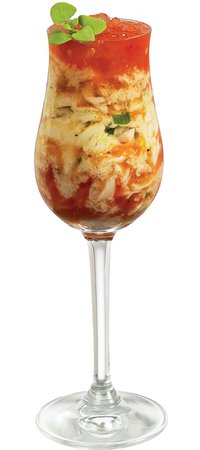 Bloody Mary Granita and Crab Salad Shots – Finest Call Spanish
