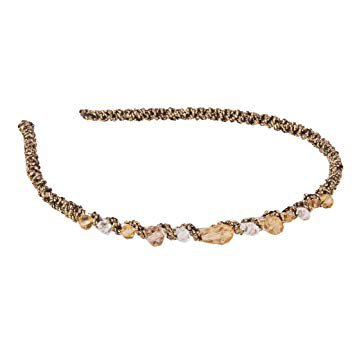 gold jewel headband