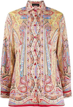 paisley print blouse