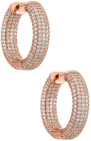 The M Jewelers NY The Iced Ravello Hoops