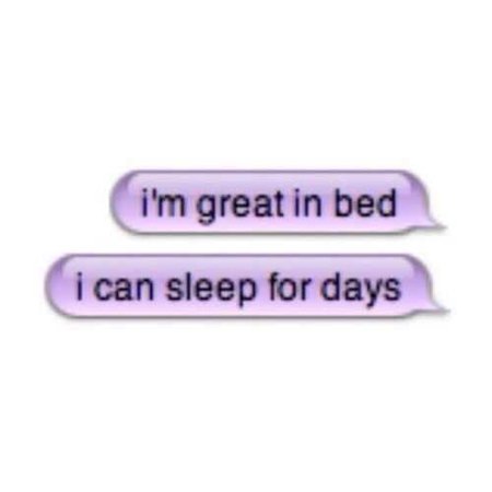 i'm great in bed
