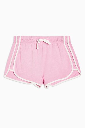 Pink Sporty Neppy Runner Shorts | Topshop