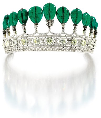 Eloina De Peñas Emerald and diamond Tiara