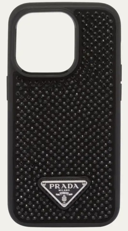Prada crystal black phone case