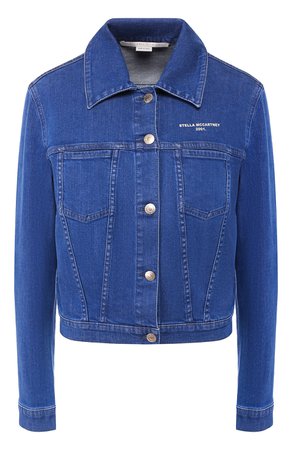 Женская синяя джинсовая куртка STELLA MCCARTNEY — купить за 48300 руб. в интернет-магазине ЦУМ, арт. 548560/SNH15