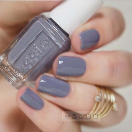 Grey/Lilac Nails
