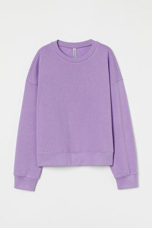 Sweatshirt - Light purple - Ladies | H&M CA