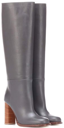 Lanvin Pipe Knee High Boots