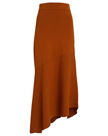 A.L.C. Jaspar Asymmetrical Knit Midi Skirt | INTERMIX®