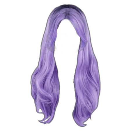 long hair purple