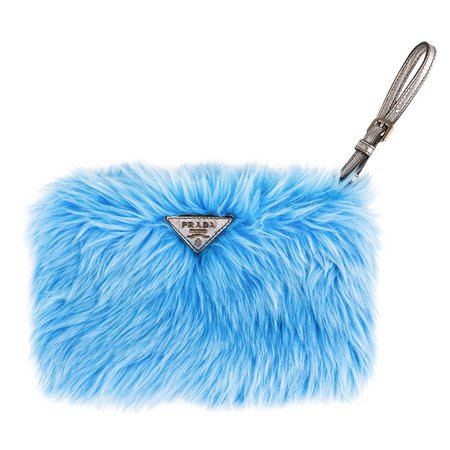 EL CYCÈR sur Instagram : Prada faux fur mini wristlet bag. Tap to shop.