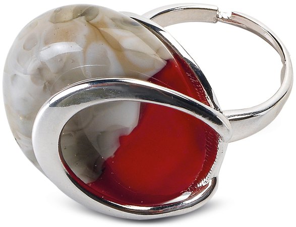 Red Murano Glass Ring jewelry