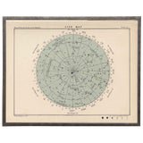 Large Round Constellation Star Map 51 - 29.25" X 23.25ʺ | Chairish