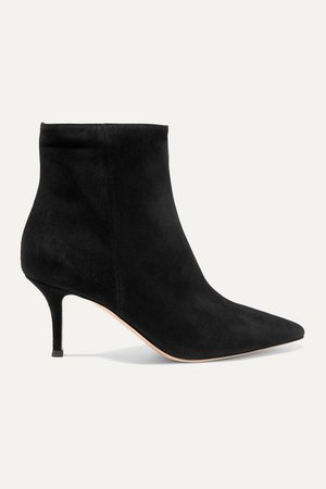 70 Suede Ankle Boots - Black