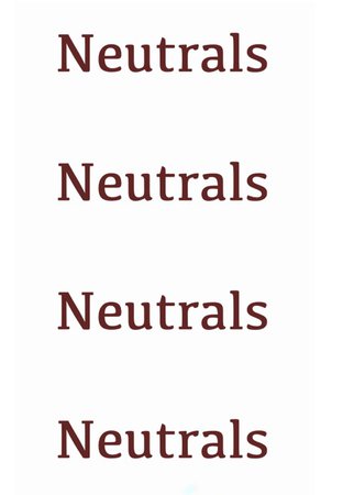 neutrals 3