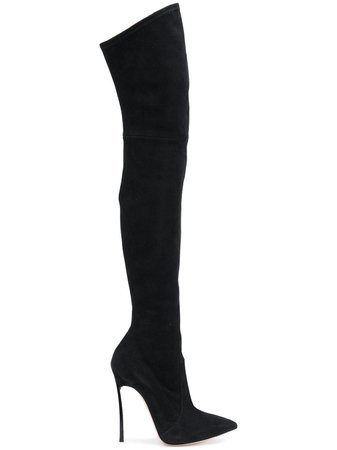 Casadei over-the-knee Blade boots $1,321 - Shop AW19 Online - Fast Delivery, Price