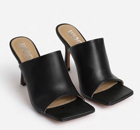 black mule heel
