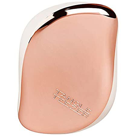 Amazon.com : Tangle Teezer Compact Styler On-the-go Detangling Hairbrush - Ivory Rose Gold 1 Pc : Beauty