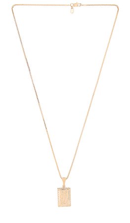 Vanessa Mooney The London D Initial Necklace in Gold | REVOLVE